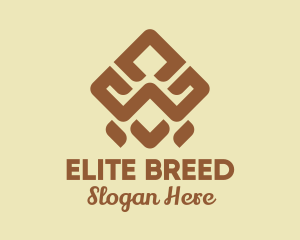 Brown Tribal Pattern logo design