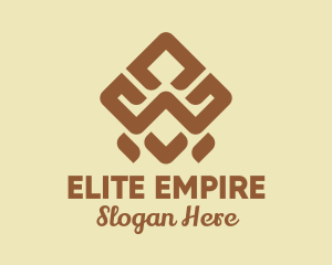 Brown Tribal Pattern logo design