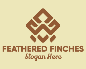 Brown Tribal Pattern logo design