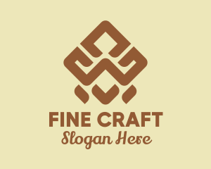 Brown Tribal Pattern logo design