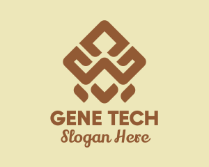 Brown Tribal Pattern logo design