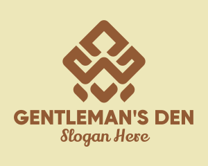 Brown Tribal Pattern logo design