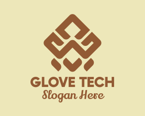 Brown Tribal Pattern logo design