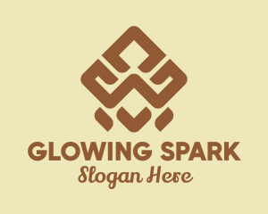 Brown Tribal Pattern logo design