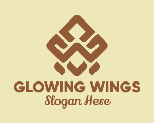 Brown Tribal Pattern logo design