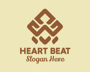 Brown Tribal Pattern logo design