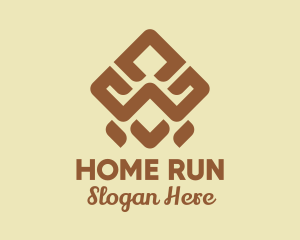 Brown Tribal Pattern logo design