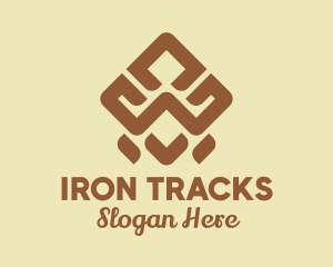 Brown Tribal Pattern logo design