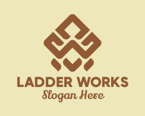 Brown Tribal Pattern logo design