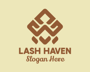 Brown Tribal Pattern logo design