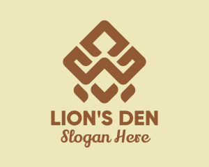 Brown Tribal Pattern logo design