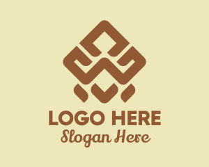 Pattern - Brown Tribal Pattern logo design