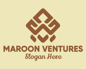 Brown Tribal Pattern logo design