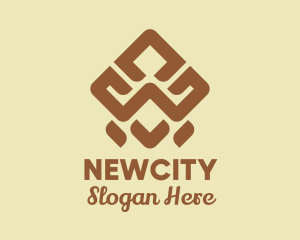 Brown Tribal Pattern logo design