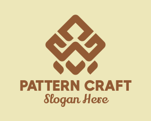 Brown Tribal Pattern logo design