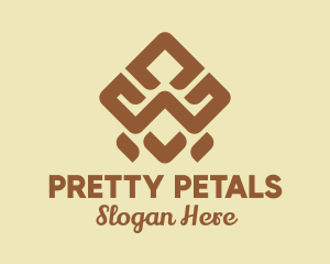 Brown Tribal Pattern logo design