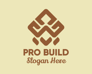 Brown Tribal Pattern logo design