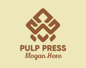 Brown Tribal Pattern logo design