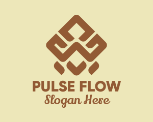 Brown Tribal Pattern logo design