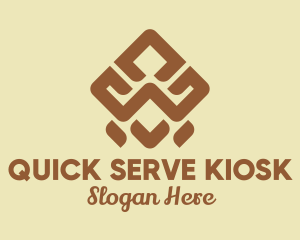 Brown Tribal Pattern logo design