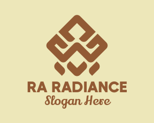 Brown Tribal Pattern logo design