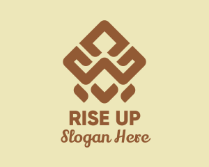 Brown Tribal Pattern logo design