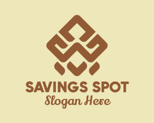 Brown Tribal Pattern logo design