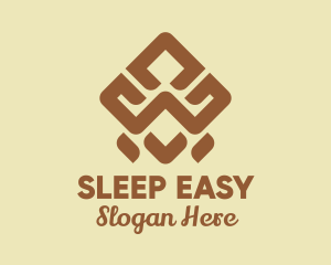 Brown Tribal Pattern logo design