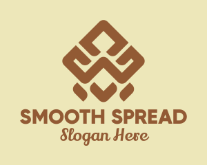 Brown Tribal Pattern logo design