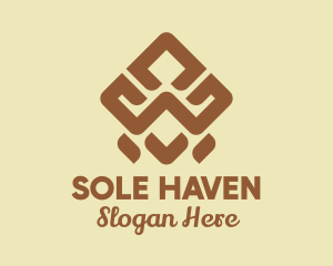 Brown Tribal Pattern logo design