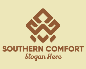 Brown Tribal Pattern logo design