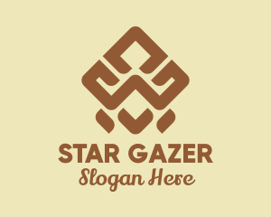 Brown Tribal Pattern logo design