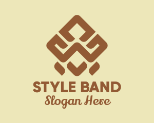 Brown Tribal Pattern logo design