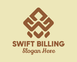 Brown Tribal Pattern logo design