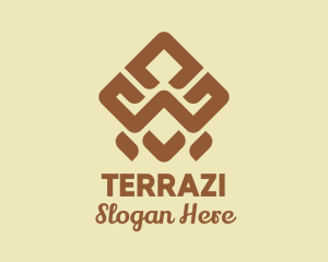 Brown Tribal Pattern logo design