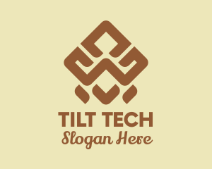 Brown Tribal Pattern logo design