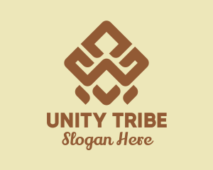 Tribe - Brown Tribal Pattern logo design