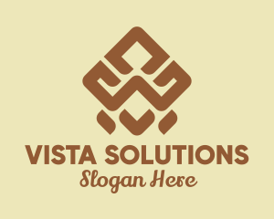 Brown Tribal Pattern logo design