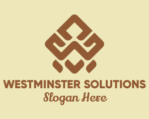 Brown Tribal Pattern logo design