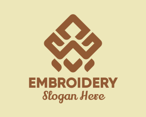 Brown Tribal Pattern logo design