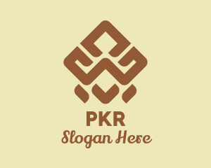 Brown Tribal Pattern logo design