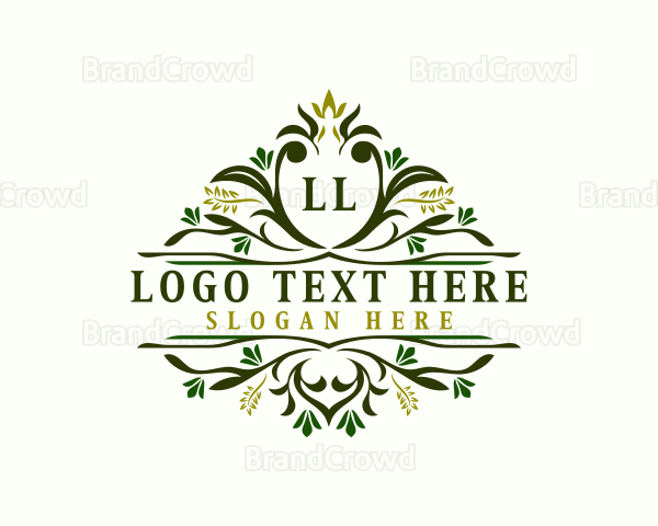 Luxury Floral Boutique Logo