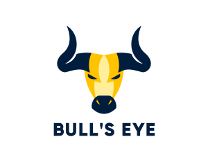 Lightning Mask Bull logo design