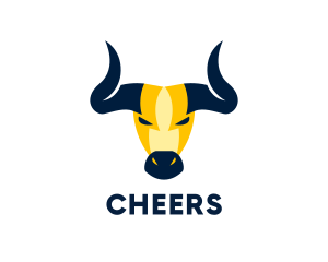 Team - Lightning Mask Bull logo design