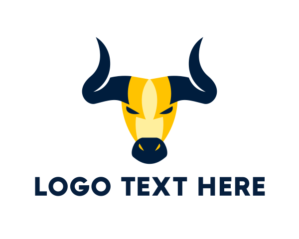 Electrician - Lightning Mask Bull logo design