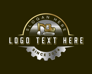 Dig - Heavy Duty Excavator Demolition logo design