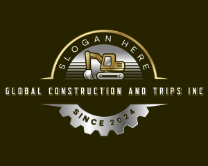 Excavation - Heavy Duty Excavator Demolition logo design