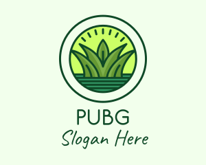 Natural Pond Grass Logo