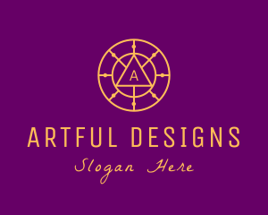 Spiritual Astrological Cosmic logo design