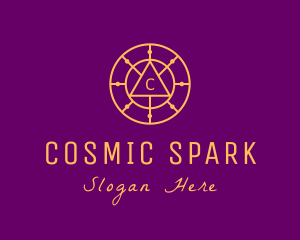 Spiritual Astrological Cosmic logo design